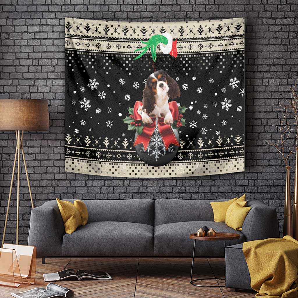 Cavalier King Charles Spaniel Xmas Ball Tapestry Christmas Dog Lovers