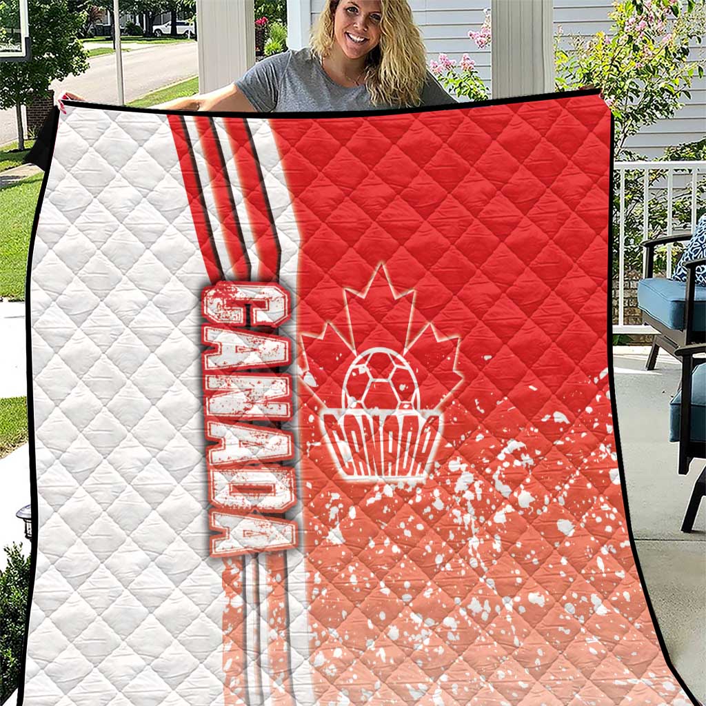 Canada Football Quilt Canucks Soccer - Road To Champion