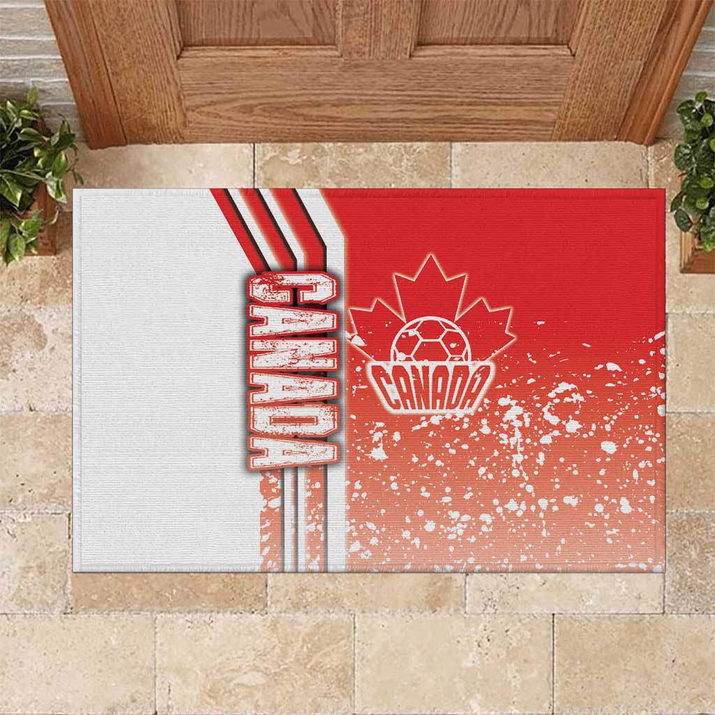 Canada Football Rubber Doormat Canucks Soccer - Road To Champion