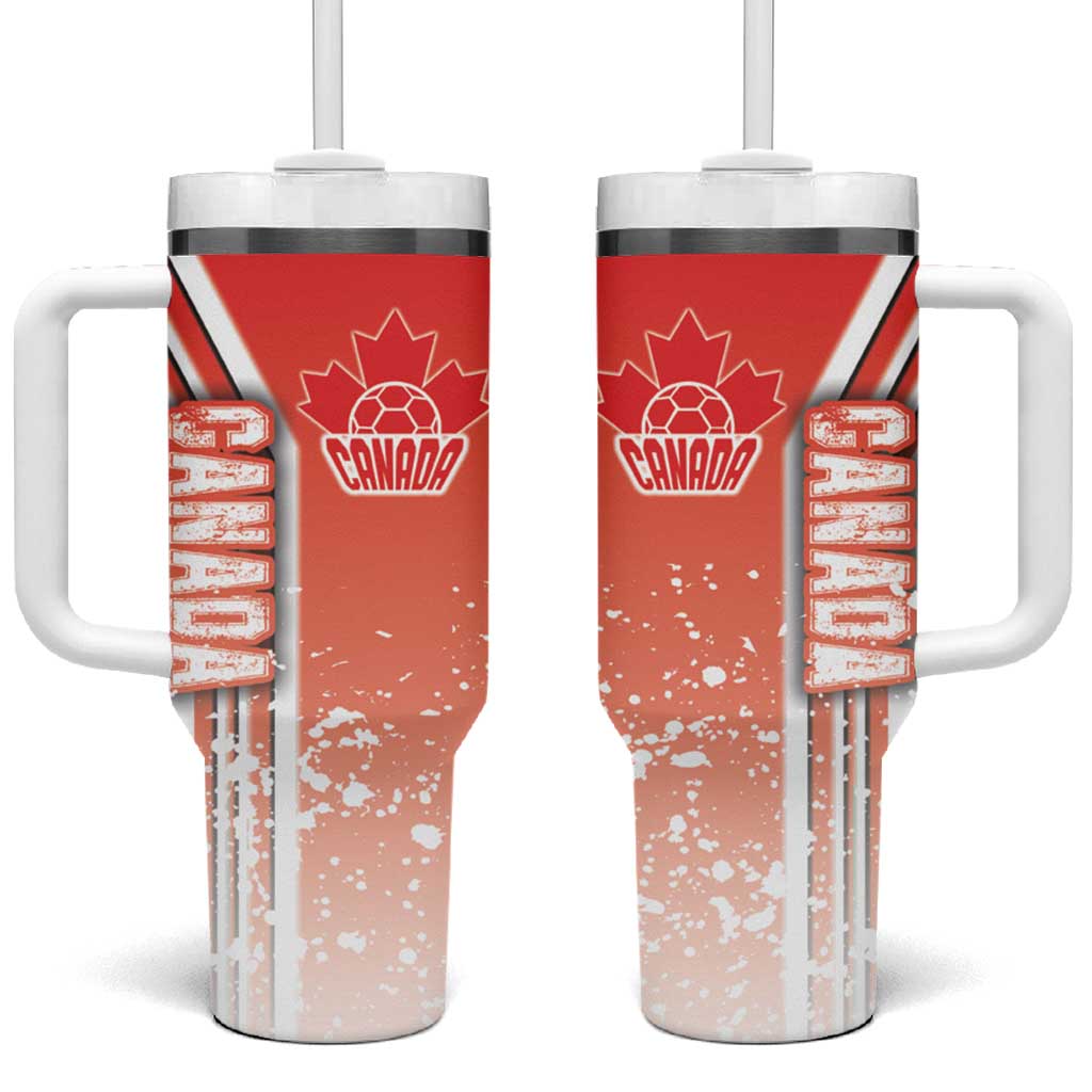 Canada Football Tumbler With Handle Canucks Soccer - Road To Champion