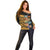 Black Creativity Rules The World Off Shoulder Sweater African Creativity - Wonder Print Shop