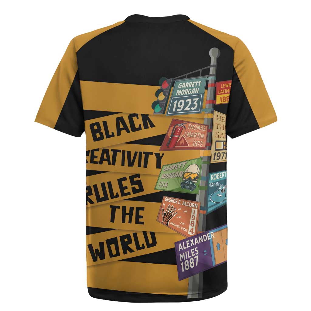 Black Creativity Rules The World Rugby Jersey African Creativity - Wonder Print Shop