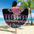 Flamingo Im Dreaming Of A Pink Christmas Beach Blanket - Wonder Print Shop