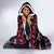 Flamingo Im Dreaming Of A Pink Christmas Hooded Blanket