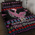 Flamingo Im Dreaming Of A Pink Christmas Quilt Bed Set - Wonder Print Shop