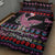 Flamingo Im Dreaming Of A Pink Christmas Quilt Bed Set - Wonder Print Shop