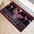 Flamingo Im Dreaming Of A Pink Christmas Rubber Doormat - Wonder Print Shop