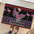 Flamingo Im Dreaming Of A Pink Christmas Rubber Doormat - Wonder Print Shop