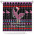 Flamingo Im Dreaming Of A Pink Christmas Shower Curtain