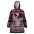 Flamingo Im Dreaming Of A Pink Christmas Wearable Blanket Hoodie