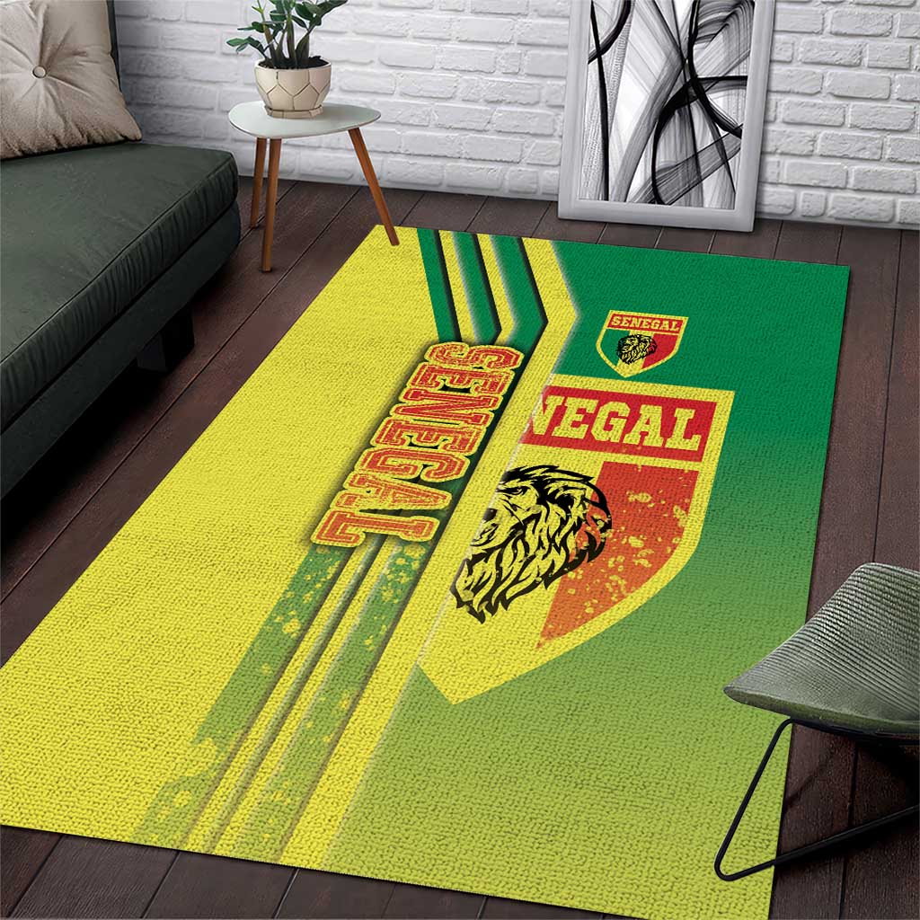 Senegal Football Area Rug Lions of Teranga Soccer - Road To Champion - Wonder Print Shop