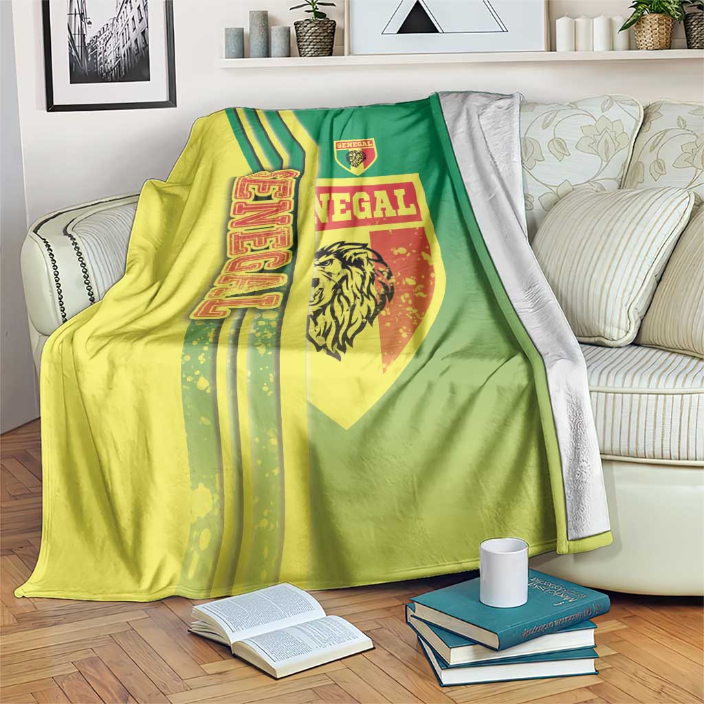 Senegal Football Blanket Lions of Teranga Soccer - Road To Champion