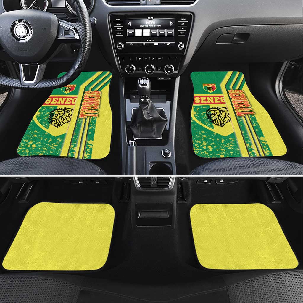 Senegal Football Car Mats Lions of Teranga Soccer - Road To Champion - Wonder Print Shop