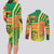 Senegal Football Couples Matching Long Sleeve Bodycon Dress and Long Sleeve Button Shirt Lions of Teranga Soccer - Road To Champion - Wonder Print Shop