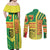 Senegal Football Couples Matching Off Shoulder Maxi Dress and Long Sleeve Button Shirt Lions of Teranga Soccer - Road To Champion - Wonder Print Shop