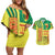 Senegal Football Couples Matching Off Shoulder Short Dress and Hawaiian Shirt Lions of Teranga Soccer - Road To Champion - Wonder Print Shop