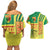 Senegal Football Couples Matching Off Shoulder Short Dress and Hawaiian Shirt Lions of Teranga Soccer - Road To Champion - Wonder Print Shop