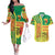 Senegal Football Couples Matching Off The Shoulder Long Sleeve Dress and Hawaiian Shirt Lions of Teranga Soccer - Road To Champion - Wonder Print Shop