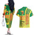 Senegal Football Couples Matching Off The Shoulder Long Sleeve Dress and Hawaiian Shirt Lions of Teranga Soccer - Road To Champion - Wonder Print Shop