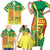 Senegal Football Family Matching Short Sleeve Bodycon Dress and Hawaiian Shirt Lions of Teranga Soccer - Road To Champion - Wonder Print Shop