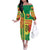 Senegal Football Off The Shoulder Long Sleeve Dress Lions of Teranga Soccer - Road To Champion - Wonder Print Shop