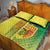 Senegal Football Quilt Bed Set Lions of Teranga Soccer - Road To Champion - Wonder Print Shop