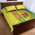 Senegal Football Quilt Bed Set Lions of Teranga Soccer - Road To Champion - Wonder Print Shop