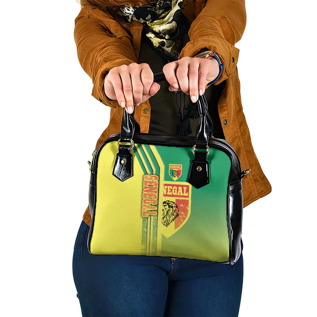 Senegal Football Shoulder Handbag Lions of Teranga Soccer - Road To Champion