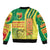 Senegal Football Sleeve Zip Bomber Jacket Lions of Teranga Soccer - Road To Champion - Wonder Print Shop