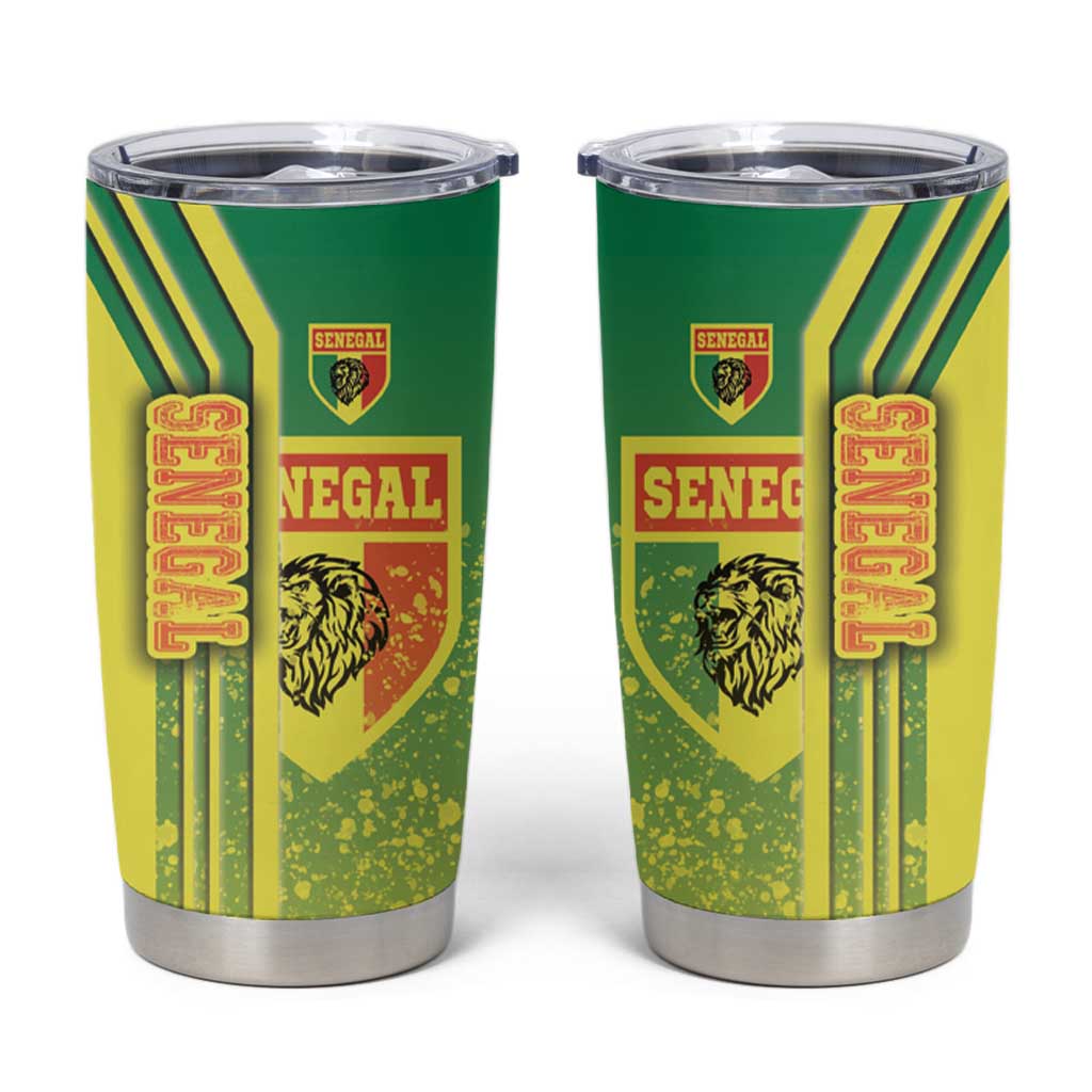 Senegal Football Tumbler Cup Lions of Teranga Soccer - Road To Champion