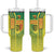 Senegal Football Tumbler With Handle Lions of Teranga Soccer - Road To Champion - Wonder Print Shop