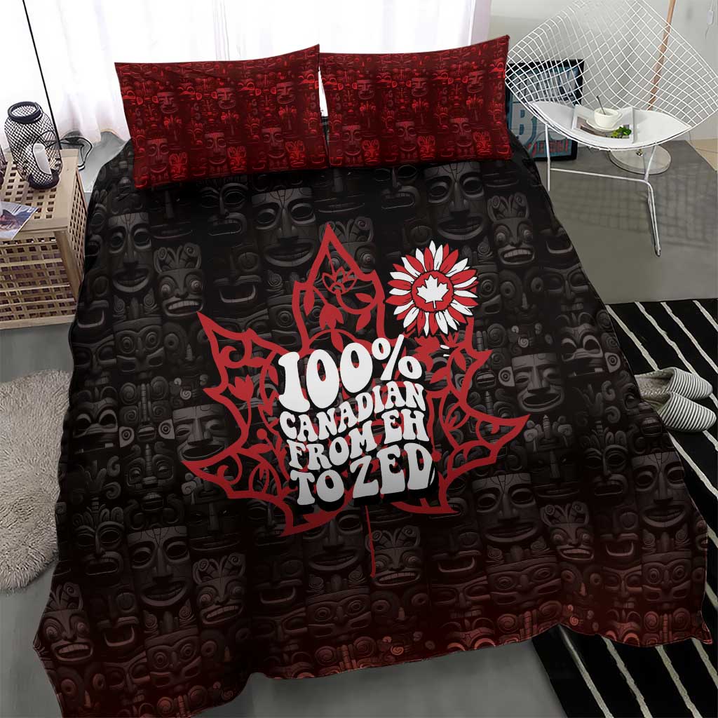 100% Canadian From Eh To Zed Bedding Set True North Strong and Free