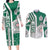 Mexico Football Couples Matching Long Sleeve Bodycon Dress and Long Sleeve Button Shirt El Tri Soccer - Road To Champion