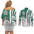 Mexico Football Couples Matching Off Shoulder Short Dress and Long Sleeve Button Shirt El Tri Soccer - Road To Champion