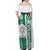 Mexico Football Off Shoulder Maxi Dress El Tri Soccer - Road To Champion