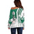 Mexico Football Off Shoulder Sweater El Tri Soccer - Road To Champion