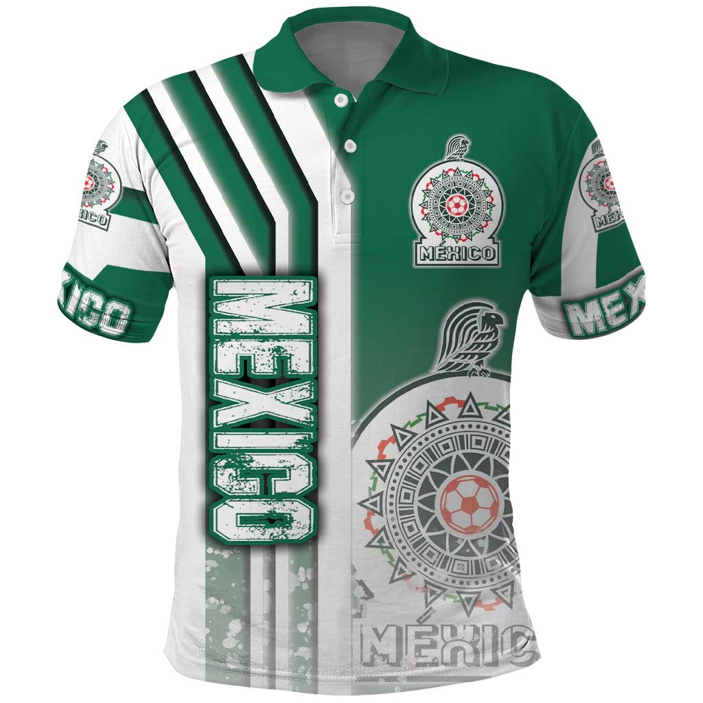 Mexico Football Polo Shirt El Tri Soccer - Road To Champion