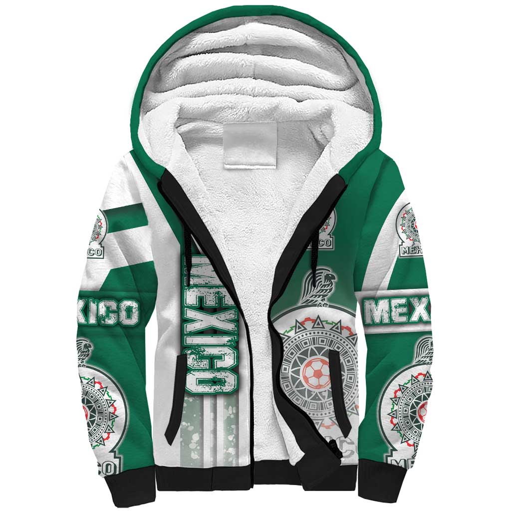 Mexico Football Sherpa Hoodie El Tri Soccer - Road To Champion