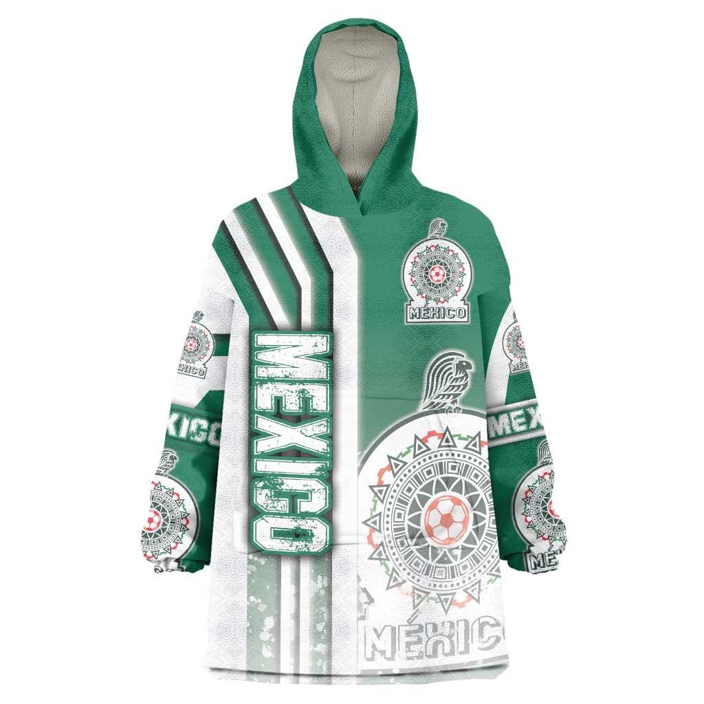 Mexico Football Wearable Blanket Hoodie El Tri Soccer - Road To Champion