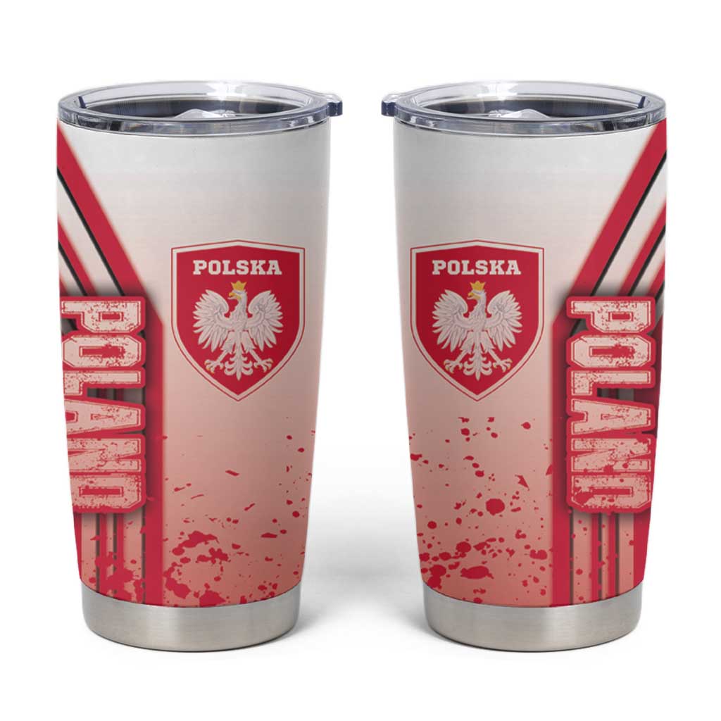 Poland Football Tumbler Cup Polska Eagles Soccer - Road To Champion