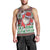 Africa Christmas Black Santa Fist Men Tank Top All Power to the People - Wonder Print Shop