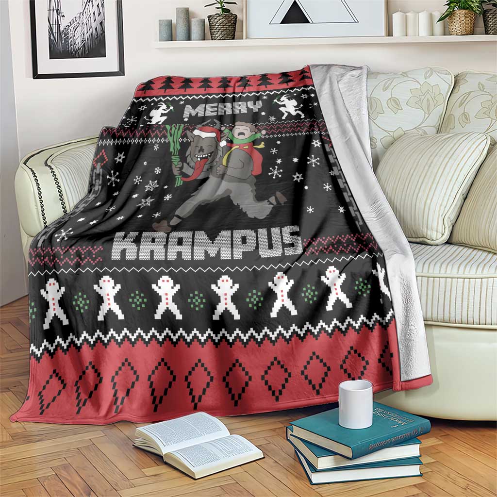 Merry Krampus Blanket Christmas Gifts