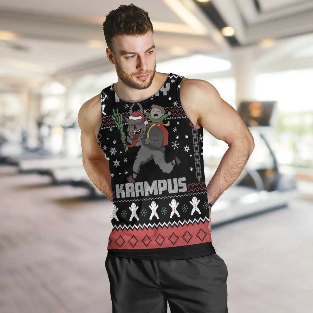 Merry Krampus Men Tank Top Christmas Gifts - Wonder Print Shop