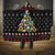 Hippie Xmas Hooded Blanket Hippie Flower Christmas Tree