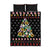 Hippie Xmas Quilt Bed Set Hippie Flower Christmas Tree - Wonder Print Shop