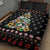 Hippie Xmas Quilt Bed Set Hippie Flower Christmas Tree - Wonder Print Shop