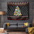 Hippie Xmas Tapestry Hippie Flower Christmas Tree