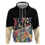 African Stand Firm Justice Now Zip Hoodie