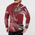 Latvia Button Sweatshirt Latvian Lion Traditional Pattern