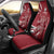 Latvia Car Seat Cover Latvian Lion Traditional Pattern